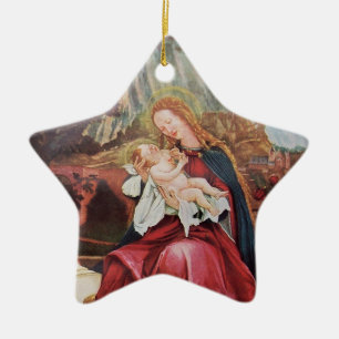 NATIVITEIT MET ANGELS - MAGISCH VAN CHRISTMAS KERAMISCH ORNAMENT