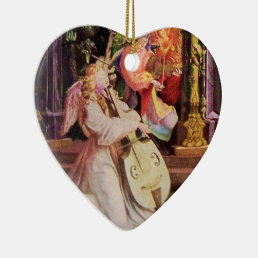 NATIVITEIT MET ANGELS - MAGISCH VAN CHRISTMAS KERAMISCH ORNAMENT (Rechts)