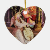 NATIVITEIT MET ANGELS - MAGISCH VAN CHRISTMAS KERAMISCH ORNAMENT (Voorkant)