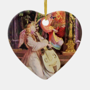 NATIVITEIT MET ANGELS - MAGISCH VAN CHRISTMAS KERAMISCH ORNAMENT