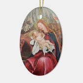 NATIVITEIT MET ANGELS - MAGISCH VAN CHRISTMAS KERAMISCH ORNAMENT (Links)