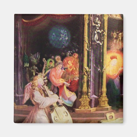 NATIVITEIT MET ANGELS - MAGISCH VAN CHRISTMAS MAGNEET (Voorkant)