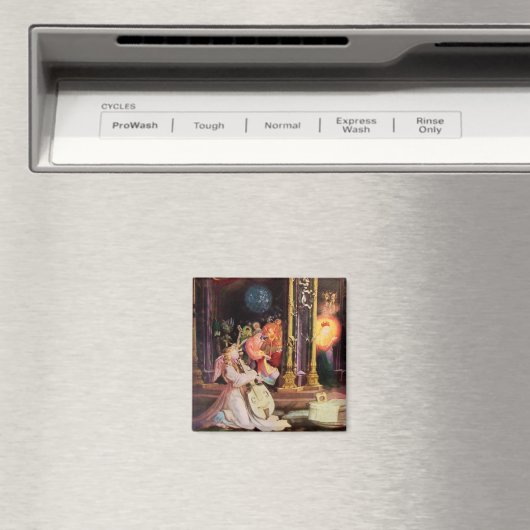 NATIVITEIT MET ANGELS - MAGISCH VAN CHRISTMAS MAGNEET (Insitu (Vaatwasser))