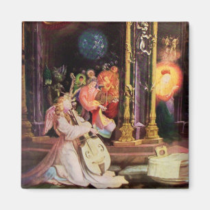 NATIVITEIT MET ANGELS - MAGISCH VAN CHRISTMAS MAGNEET