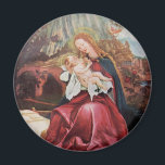 NATIVITEIT MET ANGELS - MAGISCH VAN CHRISTMAS MAGNEET<br><div class="desc">De kleurrijke en magische sfeer van de kerst van de Duitse schilder Matthias Grunewald ,  Details from Second state of the Isenheim Altarpart , expressive and intense style of late medieval Central European art into the 16th eeuw.Oil on wood.</div>