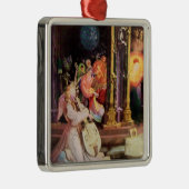 NATIVITEIT MET ANGELS - MAGISCH VAN CHRISTMAS METALEN ORNAMENT (Rechts)