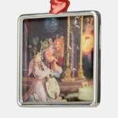 NATIVITEIT MET ANGELS - MAGISCH VAN CHRISTMAS METALEN ORNAMENT (Links)