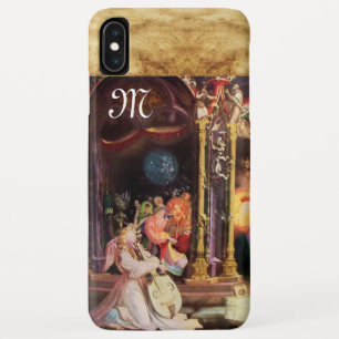 NATIVITEIT MET ANGELS - MAGISCH VAN CHRISTMAS-mono iPhone XS Max Hoesje