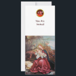 NATIVITEIT MET ANGELS - MAGISCH VAN CHRISTMAS MONO KAART<br><div class="desc">De kleurrijke en magische sfeer van de Kerstmis van de Duitse schilder Matthias Grunewald .Elegant, stijlvol en uniek design met een levendige 3D-steen op perkament, gemakkelijk aan te passen met jouw tekst en initialen.Digitaal ontwerp van BALDESIGN3D (c) Gemakkelijk aan te passen als kerstfeest, feestelijke aankondiging, plaatskaarten, save-the-date kaart, dank u...</div>