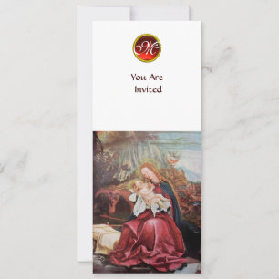 NATIVITEIT MET ANGELS - MAGISCH VAN CHRISTMAS MONO KAART