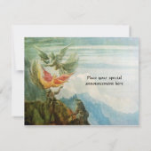 NATIVITEIT MET ANGELS - MAGISCH VAN CHRISTMAS MONO KAART (Achterkant)