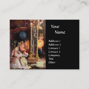 NATIVITEIT MET ANGELS _ MAGISCH VAN CHRISTMAS MONO VISITEKAARTJE