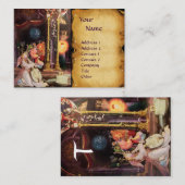 NATIVITEIT MET ANGELS _ MAGISCH VAN CHRISTMAS MONO VISITEKAARTJE (Voorkant / Achterkant)