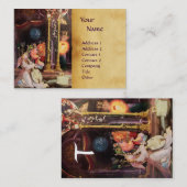 NATIVITEIT MET ANGELS _ MAGISCH VAN CHRISTMAS MONO VISITEKAARTJE (Voorkant / Achterkant)