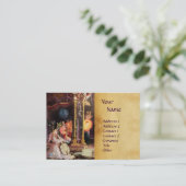 NATIVITEIT MET ANGELS _ MAGISCH VAN CHRISTMAS MONO VISITEKAARTJE (Staand voorkant)