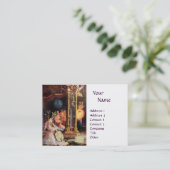 NATIVITEIT MET ANGELS _ MAGISCH VAN CHRISTMAS MONO VISITEKAARTJE (Staand voorkant)