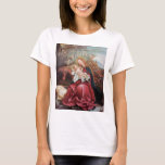 NATIVITEIT MET ANGELS - MAGISCH VAN CHRISTMAS T-SHIRT<br><div class="desc">De kleurrijke en magische sfeer van de kerst van de Duitse schilder Matthias Grunewald ,  Details from Second state of the Isenheim Altarpart , expressive and intense style of late medieval Central European art into the 16th eeuw.Oil on wood.</div>