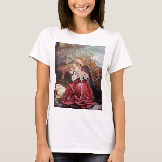 NATIVITEIT MET ANGELS - MAGISCH VAN CHRISTMAS T-SHIRT (Voorkant)
