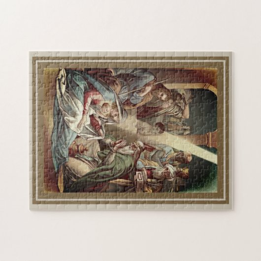 Nativiteit met Mannen Legpuzzel (Horizontaal)