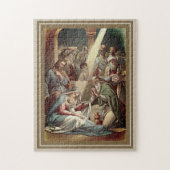 Nativiteit met Mannen Legpuzzel (Verticaal)