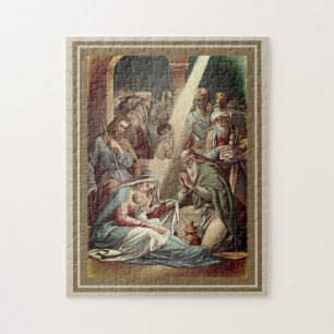 Nativiteit met Mannen Legpuzzel