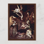 Nativiteit met St. Lawrence en St. Francis van Mic Briefkaart (Voorkant)