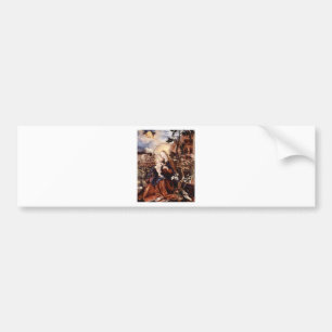 NATIVITEIT MET WITTE LEVENS - MAGISCH VAN CHRISTMA BUMPERSTICKER