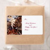 NATIVITEIT MET WITTE LEVENS - MAGISCH VAN CHRISTMA ETIKET (Insitu)