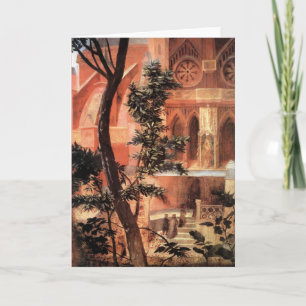 NATIVITEIT MET WITTE LEVENS - MAGISCH VAN CHRISTMA FEESTDAGEN KAART