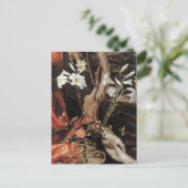 NATIVITEIT MET WITTE LEVENS - MAGISCH VAN CHRISTMA FEESTDAGENKAART (Staand voorkant)