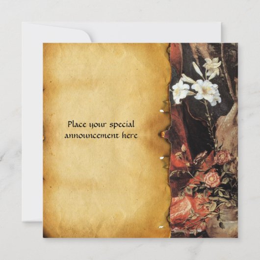 NATIVITEIT MET WITTE LEVENS - MAGISCH VAN CHRISTMA KAART (Achterkant)