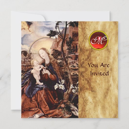 NATIVITEIT MET WITTE LEVENS - MAGISCH VAN CHRISTMA KAART (Voorkant)