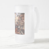 NATIVITEIT MET WITTE LEVENS - MAGISCH VAN CHRISTMA MATGLAS BIERPUL (Voorkant rechts)