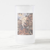 NATIVITEIT MET WITTE LEVENS - MAGISCH VAN CHRISTMA MATGLAS BIERPUL (Center)