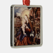 NATIVITEIT MET WITTE LEVENS - MAGISCH VAN CHRISTMA METALEN ORNAMENT (Rechts)