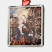 NATIVITEIT MET WITTE LEVENS - MAGISCH VAN CHRISTMA METALEN ORNAMENT (Links)