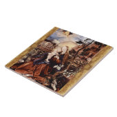 NATIVITEIT MET WITTE LEVENS - MAGISCH VAN CHRISTMA TEGELTJE (Zijkant)