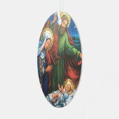 Nativiteit Metalen Ornament (Voorkant links)
