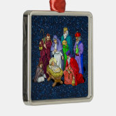 nativiteit metalen ornament (Rechts)
