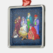 nativiteit metalen ornament (Links)