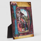 NATIVITEIT MONOGRAM CHRISTMAS PARCHCHCHMENT FOTOPLAAT (Zijkant)