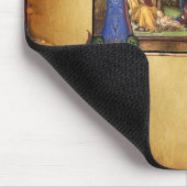 NATIVITEIT MONOGRAM CHRISTMAS PARCHCHCHMENT MUISMAT (Hoek)