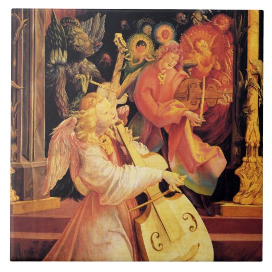 NATIVITEIT, MUZIEKHOEK, MAGISCH VAN CHRISTMAS TEGELTJE (Voorkant)