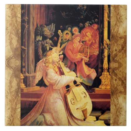 NATIVITEIT, MUZIEKHOEK, MAGISCH VAN CHRISTMAS TEGELTJE (Voorkant)