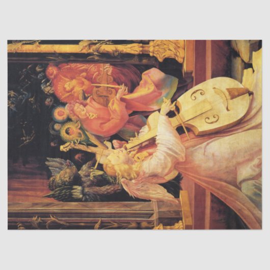 NATIVITEIT, MUZIEKHOEK — MAGISCH VAN CHRISTMAS TISSUEPAPIER (Voorkant)