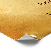 NATIVITEIT Old Irish Kerstbesnijdenis Parchment Poster (Hoek)