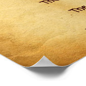 NATIVITEIT Old Irish Kerstbesnijdenis Parchment Poster (Hoek)