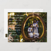 Nativiteit Ornament Isiah Zeventienveertienkerst Briefkaart (Voorkant / Achterkant)