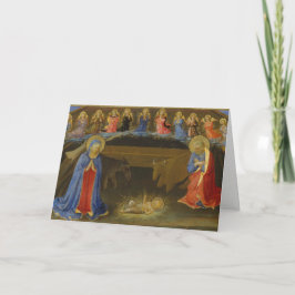 Nativiteit Oude schilderijen Mary Jezus Kerstmis Feestdagen Kaart