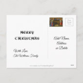 Nativiteit Oude schilderijen Mary Jezus Kerstmis Feestdagenkaart (Achterkant)